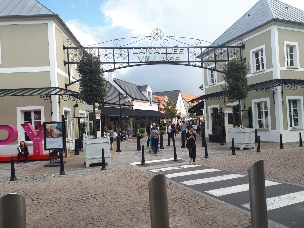 Le Charleston 3P 5 Minutes Disney Parking Gratuit Terrasse Chessy  Exteriör bild